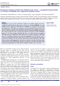 Cover page: Exogenous estrogen and the risk of biliary tract cancer – a population-based study in a cohort of Swedish men treated for prostate cancer