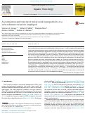 Cover page: Accumulation and toxicity of metal oxide nanoparticles in a soft-sediment estuarine amphipod