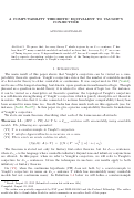 Cover page: A computability theoretic equivalent to Vaught's conjecture