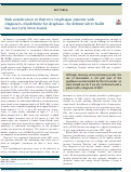 Cover page: Risk stratification in Barrett's esophagus patients with diagnoses of indefinite for dysplasia: the definite silver bullet has not (yet) been found