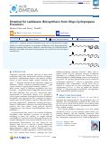 Cover page: Potential for Ladderane (Bio)synthesis from Oligo-Cyclopropane Precursors