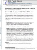 Cover page: Implementation of High-Sensitivity Cardiac Troponin