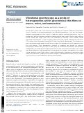 Cover page: Vibrational spectroscopy as a probe of heterogeneities within geochemical thin films on macro, micro, and nanoscales.