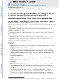 Cover page: Reduced rate of postpartum readmissions among homeless compared with non-homeless women in New York: a population-based study using serial, cross-sectional data