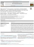 Cover page: High-precision 14C measurements of parenchyma-rich Hymenolobium petraeum tree species confirm bomb-peak atmospheric levels and reveal local fossil-fuel CO2 emissions in the Central Amazon