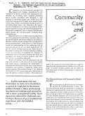 Cover page: Community care and human service responsiveness.