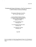 Cover page: Evaluating the energy performance of the first generation of LEED-certified commercial buildings