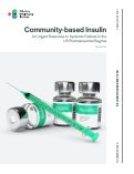 Cover page: Community-based Insulin: An Urgent Response to Systemic Failures in the US Pharmaceutical Regime