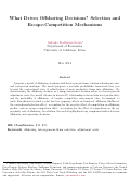 Cover page: What Drives Offshoring Decisions? Selection and Escape-Competition Mechanisms