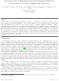 Cover page: Assessing the role of mini-applications in predicting key performance characteristics of scientific and engineering applications