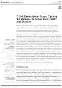 Cover page: T Cell Extracellular Traps: Tipping the Balance Between Skin Health and Disease