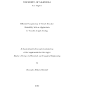 Cover page: Efficient Computation of Viterbi Decoder Reliability with an Application to Variable-Length Coding