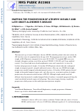 Cover page: Mapping the Progression of Atrophy in Early- and Late-Onset Alzheimer's Disease.