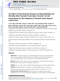 Cover page: The Effect of Goal-Directed Therapy on Patient Morbidity and Mortality After Traumatic Brain Injury, Results From the Progesterone for the Treatment of Traumatic Brain Injury III Clinical Trial