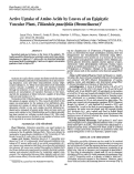 Cover page: Active Uptake of Amino Acids by Leaves of an Epiphytic Vascular Plant, Tillandsia paucifolia (Bromeliaceae)