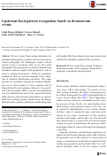 Cover page: Upstream flood pattern recognition based on downstream events