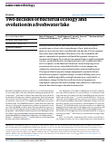 Cover page: Two decades of bacterial ecology and evolution in a freshwater lake