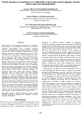 Cover page: Neural measures of sensitivity to a culturally evolved space-time language: shared biases and conventionalization