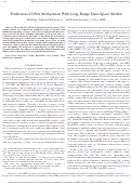 Cover page of Prediction of DNA Methylation With Long-Range State-Space Models