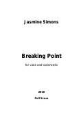 Cover page: Breaking Point