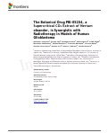 Cover page: The Botanical Drug PBI-05204, a Supercritical CO2 Extract of Nerium Oleander, Is Synergistic With Radiotherapy in Models of Human Glioblastoma