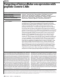 Cover page: Targeting of intracellular oncoproteins with peptide-centric CARs.