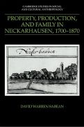 Cover page: PROPERTY, PRODUCTION, AND FAMILY IN NECKARHAUSEN, 1700-1870 - SABEAN,DW