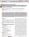 Cover page: Probing Electron Transfer in the Manganese‐Oxide‐Forming MnxEFG Protein Complex using Fourier Transformed AC Voltammetry: Understanding the Oxidative Priming Effect