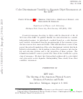 Cover page: Color Discriminant Variable to Separate Dijet Resonances at the LHC