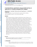 Cover page: Constrained binary classification using ensemble learning: an application to cost‐efficient targeted PrEP strategies