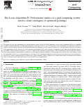 Cover page: The Locus Algorithm IV: Performance metrics of a grid computing system used to create catalogues of optimised pointings