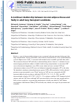 Cover page: A nonlinear relationship between visceral adipose tissue and frailty in adult lung transplant candidates.