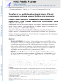 Cover page: The effect of sex and irritable bowel syndrome on HPA axis response and peripheral glucocorticoid receptor expression.