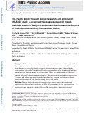 Cover page: The Health Equity Through Aging Research And Discussion (HEARD) Study: A Proposed Two-Phase Sequential Mixed-Methods Research Design To Understand Barriers And Facilitators Of Brain Donation Among Diverse Older Adults.