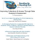 Cover page of Improving Collections &amp; Access Through Data Analysis &amp; Assessment