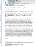 Cover page: Education differentially contributes to cognitive reserve across racial/ethnic groups