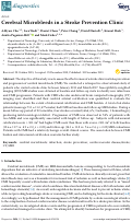 Cover page: Cerebral Microbleeds in a Stroke Prevention Clinic