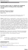 Cover page: Economic analysis of the N-1 reliable unit commitment and transmission switching problem using duality concepts