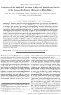 Cover page: Detection of the A302S Rdi Mutation in Fipronil Bait-Selected Strains of the German Cockroitch (Dictyoptera; Blattellidae) (vol 106, pg 2167, 2013)