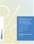 Cover page: LGBT Poverty in the United States: A study of differences between sexual orientation and gender identity groups