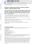 Cover page: Cardiovascular toxicities associated with immune checkpoint inhibitors: an observational, retrospective, pharmacovigilance study.