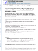 Cover page: School Social Capital and Tobacco Experimentation Among Adolescents: Evidence From a Cross-Classified Multilevel, Longitudinal Analysis