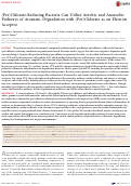 Cover page: (Per)Chlorate-Reducing Bacteria Can Utilize Aerobic and Anaerobic Pathways of Aromatic Degradation with (Per)Chlorate as an Electron Acceptor