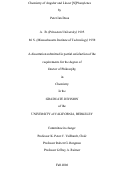 Cover page of Chemistry of angular and linear [N]phenylenes