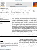 Cover page: Complex Family Planning fellowship graduates’ intended practice plans and barriers to practicing in areas of unmet need