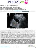 Cover page: A Case of Acute Cholecystitis