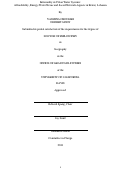 Cover page: Informality in Urban Water Systems: Affordability, Energy-Water Nexus and Social Network Aspects in Beirut, Lebanon