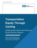 Cover page: Transportation Equity Through Cycling