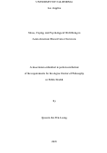 Cover page: Stress, Coping, and Psychological Well-Being in Asian American Breast Cancer Survivors