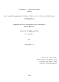 Cover page: The Chemical Composition of Ultrafine Particles over the Green and Blue Oceans